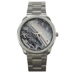 Black And White Sport Metal Watch by WILLBIRDWELL