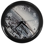 Black And White Wall Clock (Black) Front