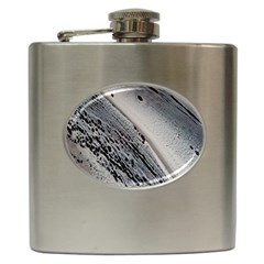 Black And White Hip Flask (6 Oz) by WILLBIRDWELL