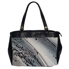 Black And White Oversize Office Handbag (2 Sides) by WILLBIRDWELL