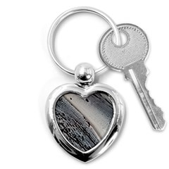 Black And White Key Chains (heart)  by WILLBIRDWELL