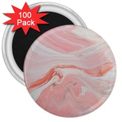 Pink Clouds 3  Magnets (100 Pack) by WILLBIRDWELL