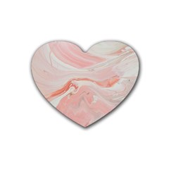 Pink Clouds Heart Coaster (4 Pack)  by WILLBIRDWELL