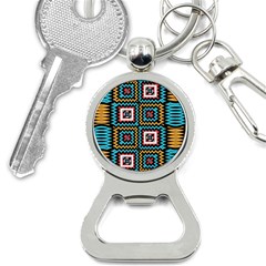 Shapes On A Black Background                                          Bottle Opener Key Chain by LalyLauraFLM