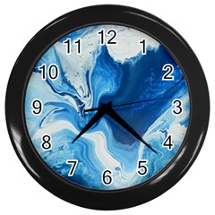 Cobalt Wall Clock (black) by WILLBIRDWELL