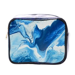 Cobalt Mini Toiletries Bag (one Side) by WILLBIRDWELL