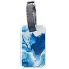 Cobalt Luggage Tags (one Side)  by WILLBIRDWELL