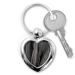 Black Marble Key Chains (heart)  by WILLBIRDWELL