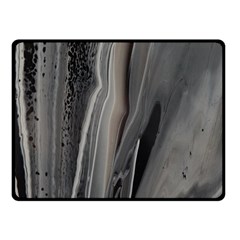 Black Marble Fleece Blanket (small) by WILLBIRDWELL