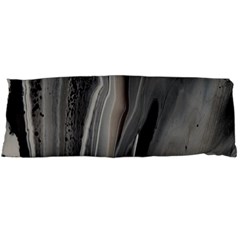 Black Marble Body Pillow Case (dakimakura) by WILLBIRDWELL