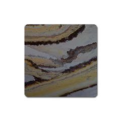 Gold Seam 2 Square Magnet by WILLBIRDWELL