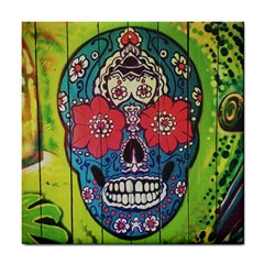 Mexican Skull Tile Coasters by alllovelyideas