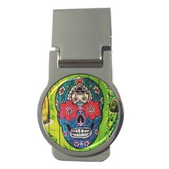 Mexican Skull Money Clips (round)  by alllovelyideas