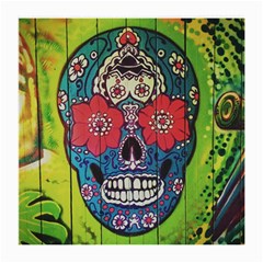 Mexican Skull Medium Glasses Cloth by alllovelyideas