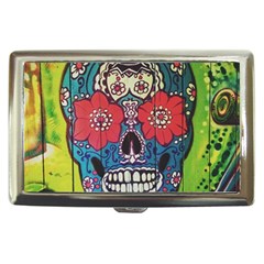 Mexican Skull Cigarette Money Case by alllovelyideas