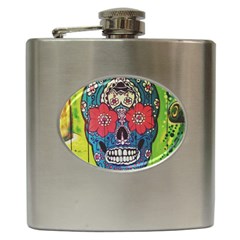 Mexican Skull Hip Flask (6 Oz) by alllovelyideas