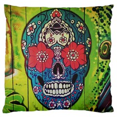 Mexican Skull Standard Flano Cushion Case (one Side) by alllovelyideas