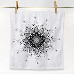 Mandala Misic Face Towel by alllovelyideas