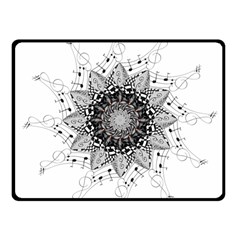 Mandala Misic Fleece Blanket (small) by alllovelyideas