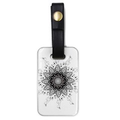 Mandala Misic Luggage Tags (one Side)  by alllovelyideas