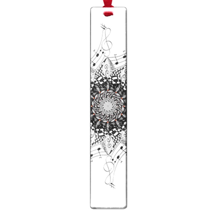 Mandala misic Large Book Marks