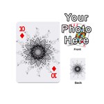 Mandala misic Playing Cards 54 (Mini) Front - Diamond10