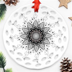 Mandala Misic Ornament (round Filigree) by alllovelyideas