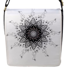 Mandala Misic Flap Closure Messenger Bag (s) by alllovelyideas