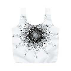 Mandala Misic Full Print Recycle Bag (m) by alllovelyideas