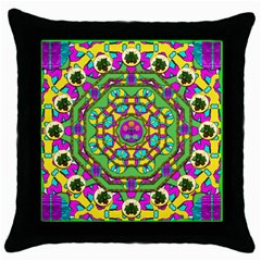 Cool Colors To Love And Cherish Throw Pillow Case (black) by pepitasart