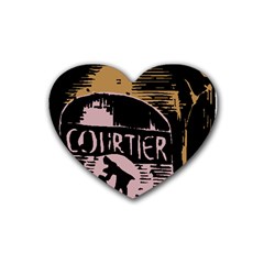 Bottle 1954419 1280 Rubber Coaster (heart)  by vintage2030