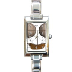 Air Ship 1300078 1280 Rectangle Italian Charm Watch by vintage2030