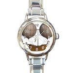 Air Ship 1300078 1280 Round Italian Charm Watch Front