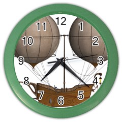 Air Ship 1300078 1280 Color Wall Clock by vintage2030