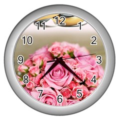 Wedding Rings 251290 1920 Wall Clock (silver) by vintage2030