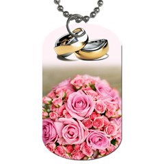 Wedding Rings 251290 1920 Dog Tag (one Side) by vintage2030