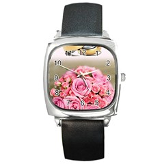 Wedding Rings 251290 1920 Square Metal Watch by vintage2030