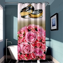 Wedding Rings 251290 1920 Shower Curtain 36  X 72  (stall)  by vintage2030