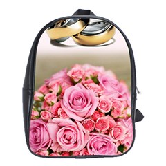 Wedding Rings 251290 1920 School Bag (xl) by vintage2030