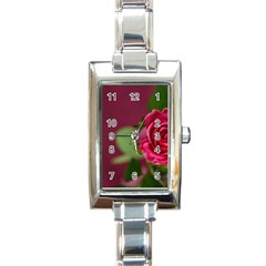 Rose 693152 1920 Rectangle Italian Charm Watch by vintage2030