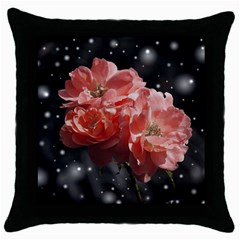 Rose 572757 1920 Throw Pillow Case (black) by vintage2030