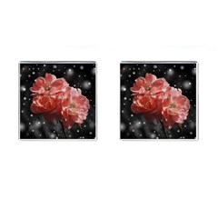 Rose 572757 1920 Cufflinks (square) by vintage2030