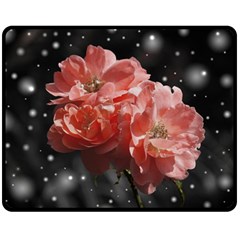 Rose 572757 1920 Fleece Blanket (medium)  by vintage2030