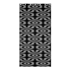 Monochrome Centipede Arabesque Shower Curtain 36  X 72  (stall)  by linceazul