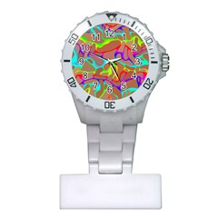 Colorful wavy shapes                                            Nurses Watch