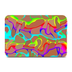 Colorful wavy shapes                                           Plate Mat