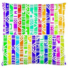 Colorful Stripes                                     Standard Flano Cushion Case (two Sides) by LalyLauraFLM