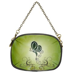 Wonderful Butterlies , Green Colors Chain Purse (one Side) by FantasyWorld7