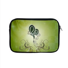 Wonderful Butterlies , Green Colors Apple Macbook Pro 15  Zipper Case by FantasyWorld7