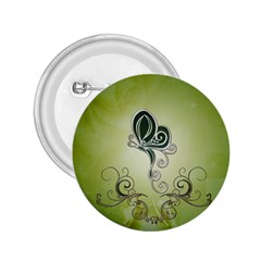 Wonderful Butterlies , Green Colors 2 25  Buttons by FantasyWorld7